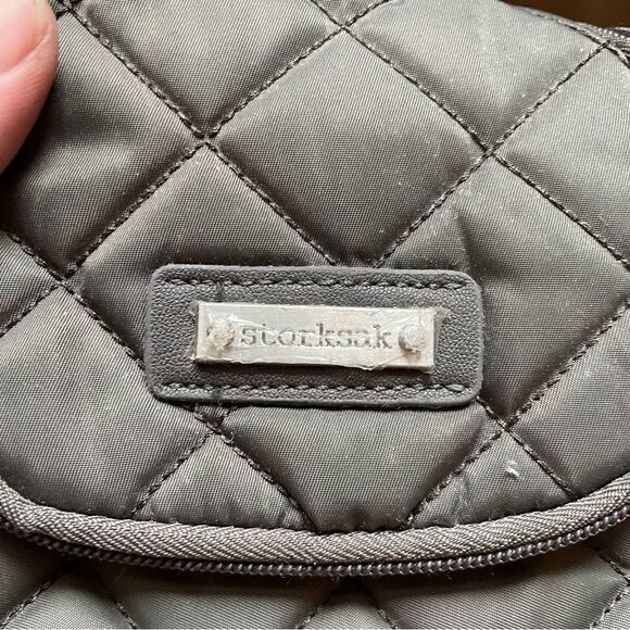 Storksak London Quilted Changing Bag with Attachments - Picture 3 of 16